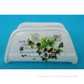 decorative ceramic napkin ring tissue box